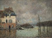 unknow artist L inondation a Port Marly oil painting picture wholesale
